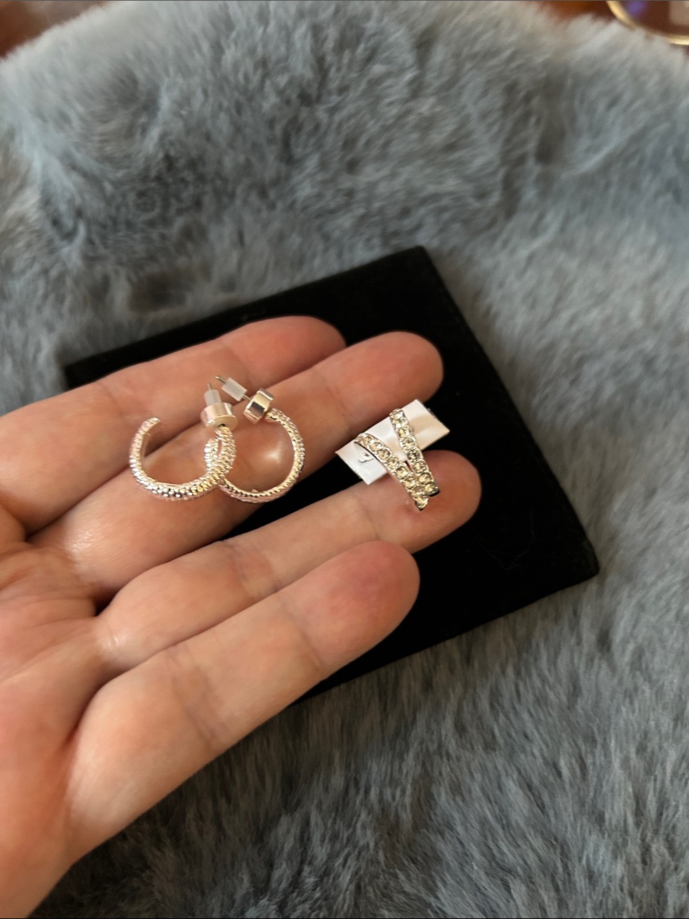 Bundle House of Harlow 1960 Sterling Silver Plated Earrings